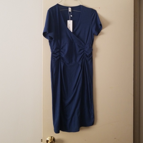 Blue midi dress - Picture 3 of 6